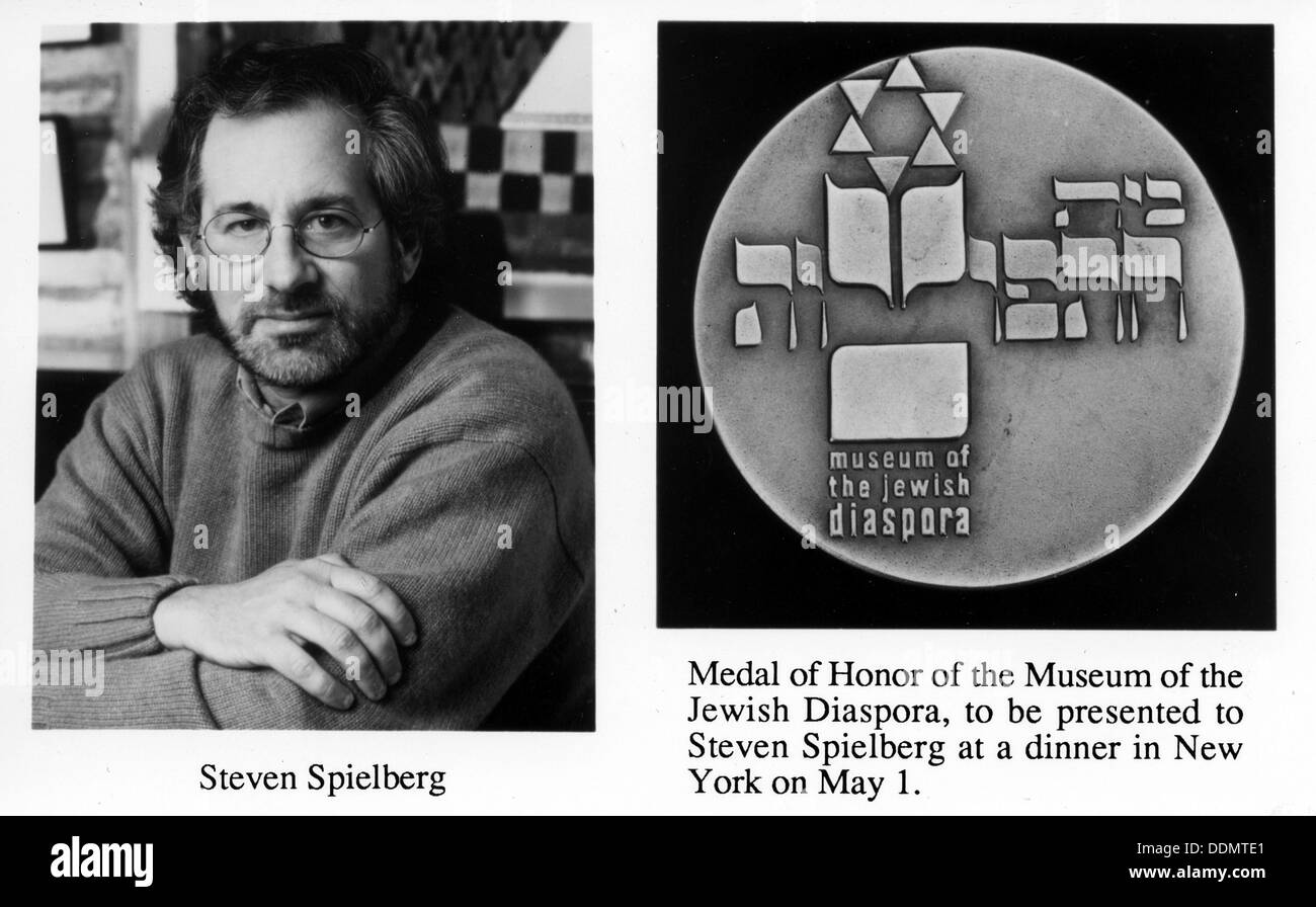 Steven Spielberg (1947- ), réalisateur américain, 1994. Artiste : Inconnu Banque D'Images