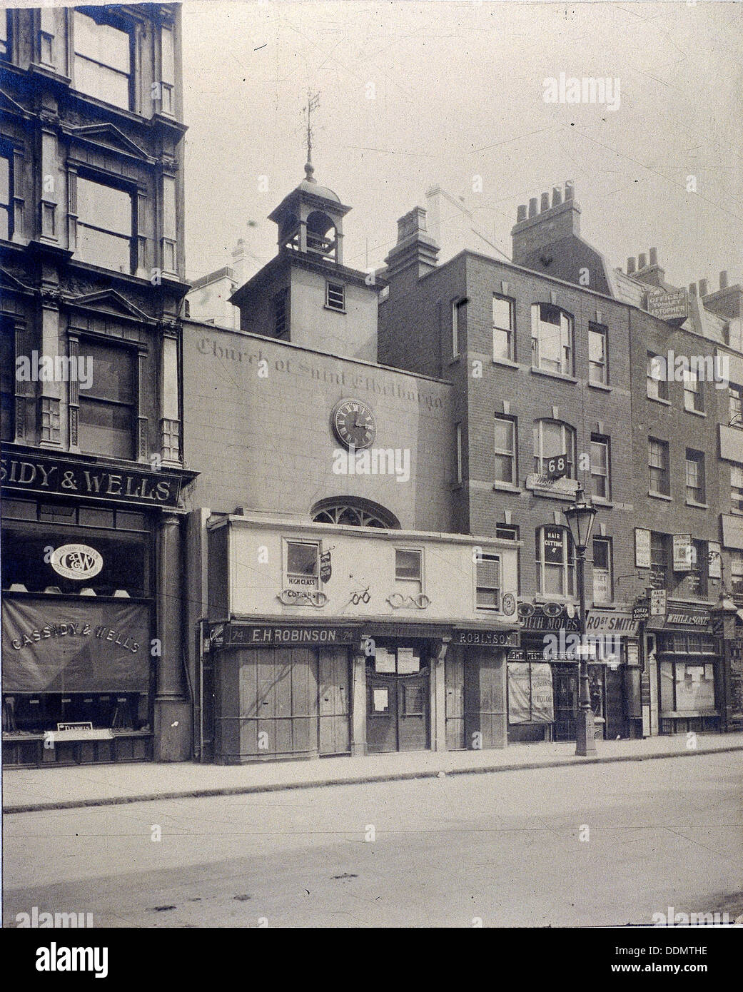 St Ethelburga-la-Vierge dans Bishopsgate, Londres, 1912. Artiste : Anon Banque D'Images