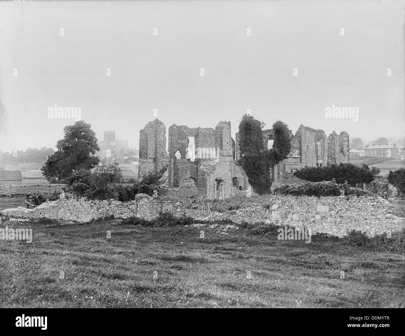 Les ruines de Sopwell antiq, St Albans, Hertfordshire. Artiste : EH/RCHME photographe personnel Banque D'Images