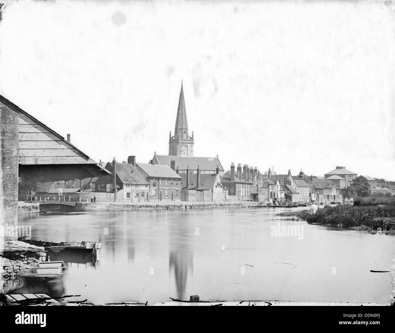Église St Helens, Abingdon, Oxfordshire, c1860-c1922. Artiste : Henry Taunt Banque D'Images