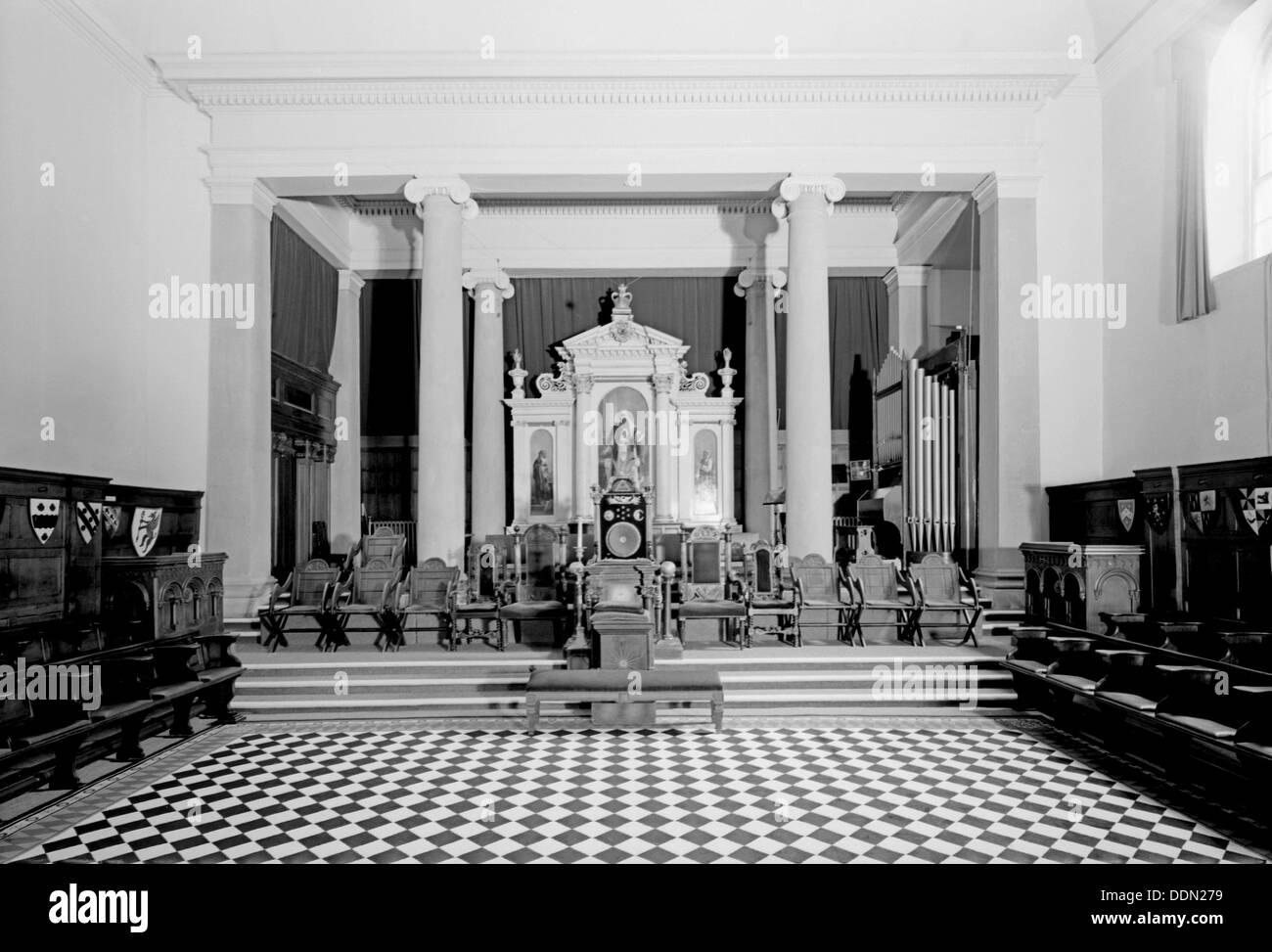 Masonic Hall, Old Orchard Street, Bath, 1999. Artiste : Davies Banque D'Images