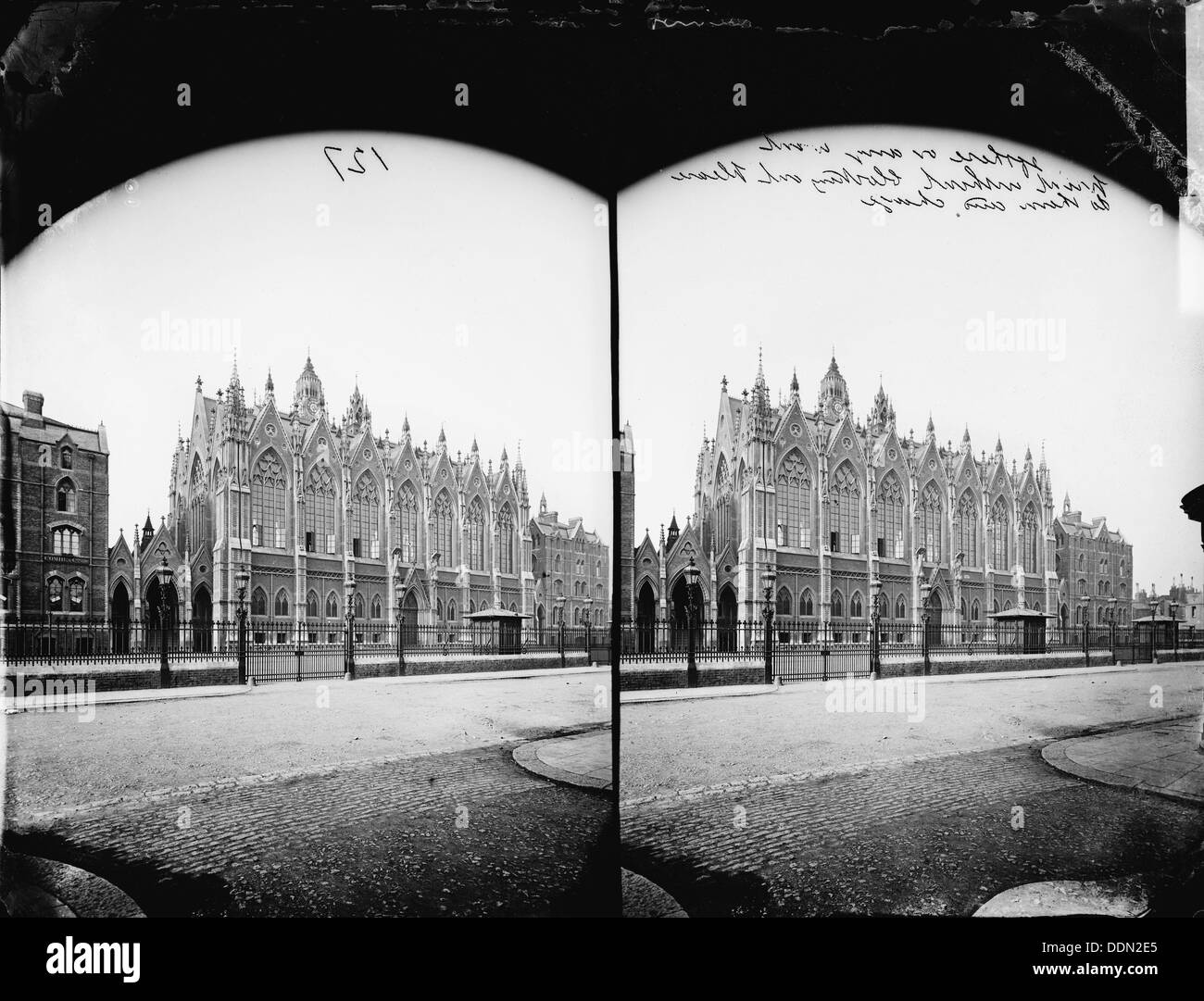 Marché de la Colombie-Britannique, Bethnal Green, Londres, 1870. Artiste : York & Fils Banque D'Images