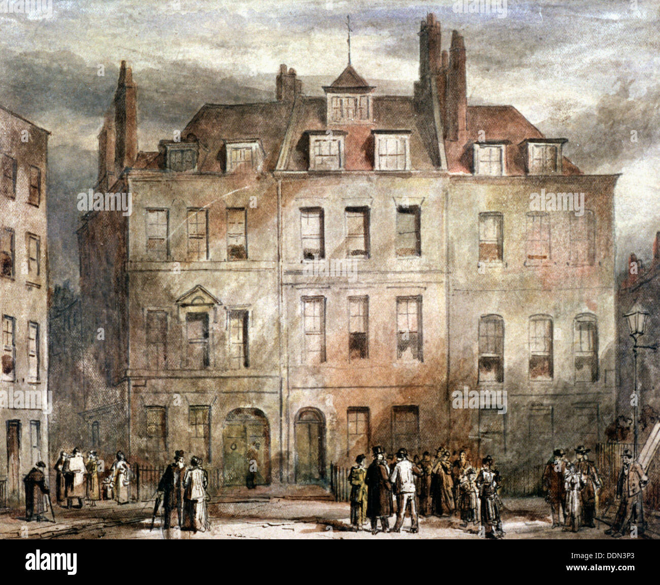 Les shérifs, Red Lion Square, Holborn, London, c1828. Artiste : George Sidney Shepherd Banque D'Images