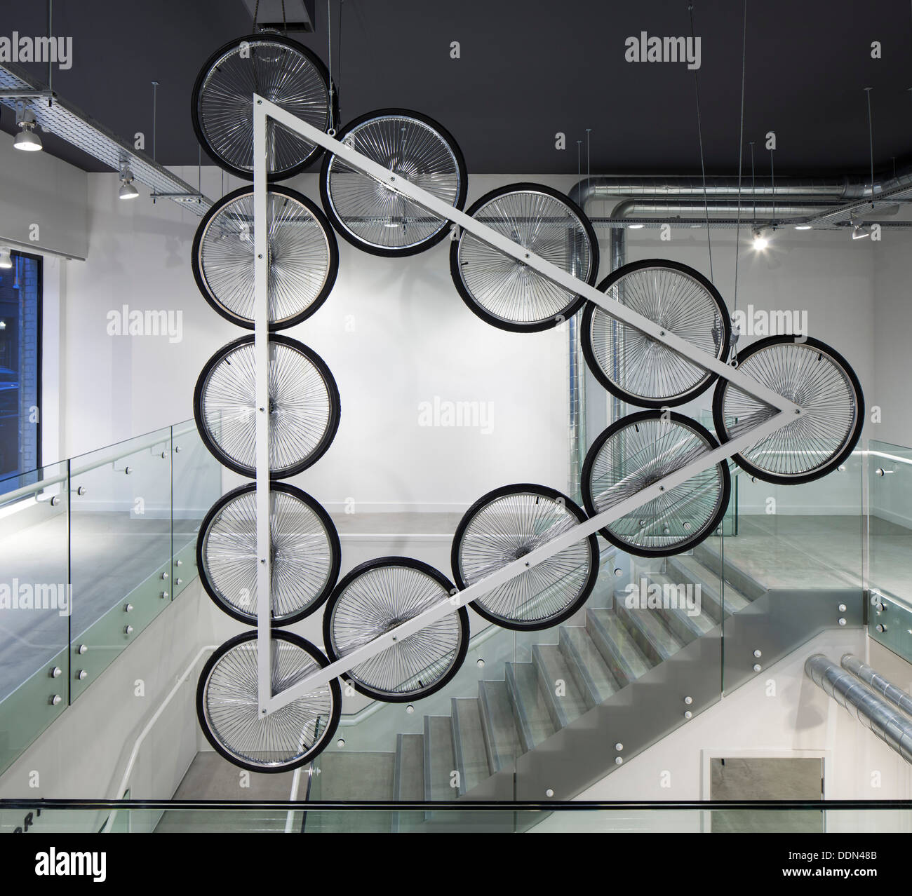 Le Coq Sportif - London Flagship Store, Londres, Royaume-Uni. Studio : Architecte, Oscar 2013. Banque D'Images