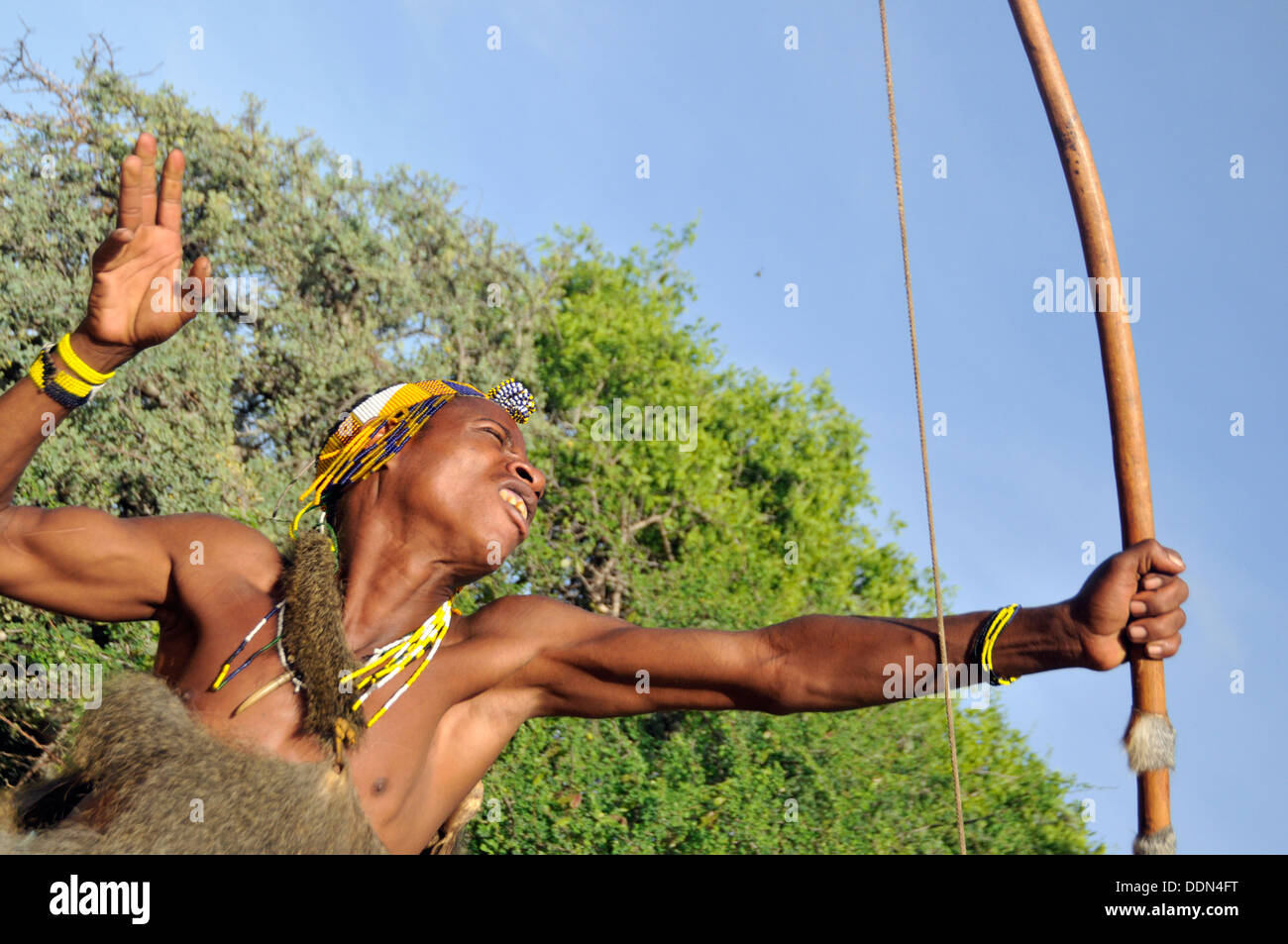 , Hadzabe tribu Hadza Tanzanie Tanzanie Collection Banque D'Images