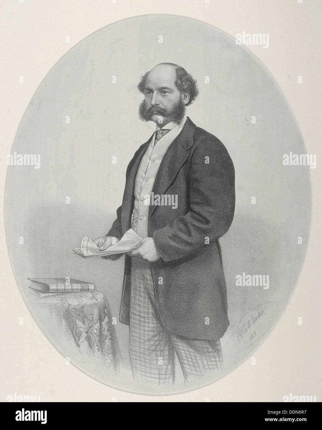 'Monsieur Joseph Bazalgette W', 1863. Artiste : Anon Banque D'Images