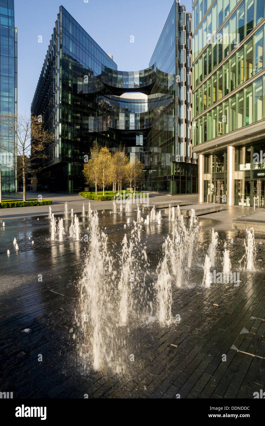 L'architecture moderne à Londres, Angleterre, RU Banque D'Images