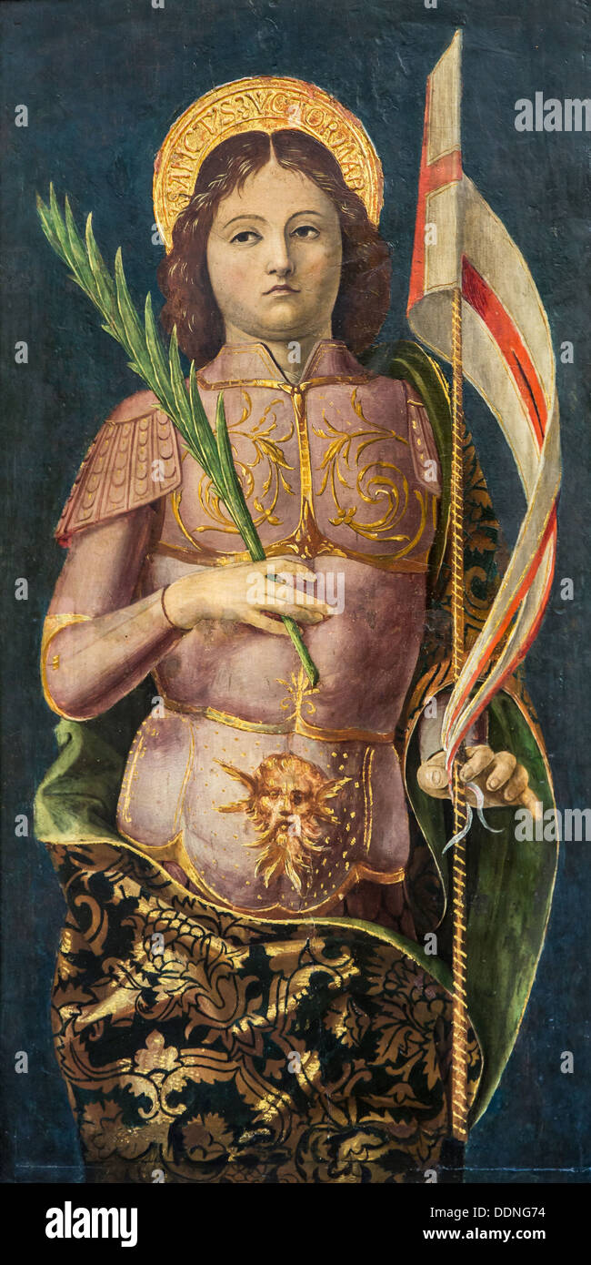 15ème siècle - Saint Victor, autour de 1495 - Bernardo bois allégorique Philippe Sauvan-Magnet / Active Museum Huile sur toile Banque D'Images