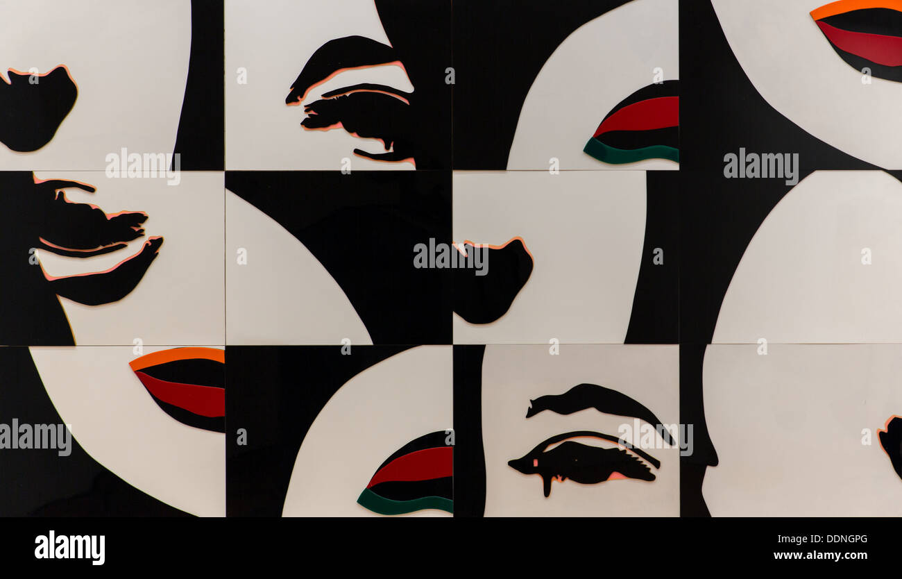 20e siècle - La vie est si complexe, 1966 - Martial Raysse Philippe Sauvan-Magnet / Active Museum Huile sur toile Banque D'Images 20e siècle - La vie est si complexe, 1966 - Martial Raysse Philippe Sauvan-Magnet / Active Museum Huile sur toile Banque D'Images