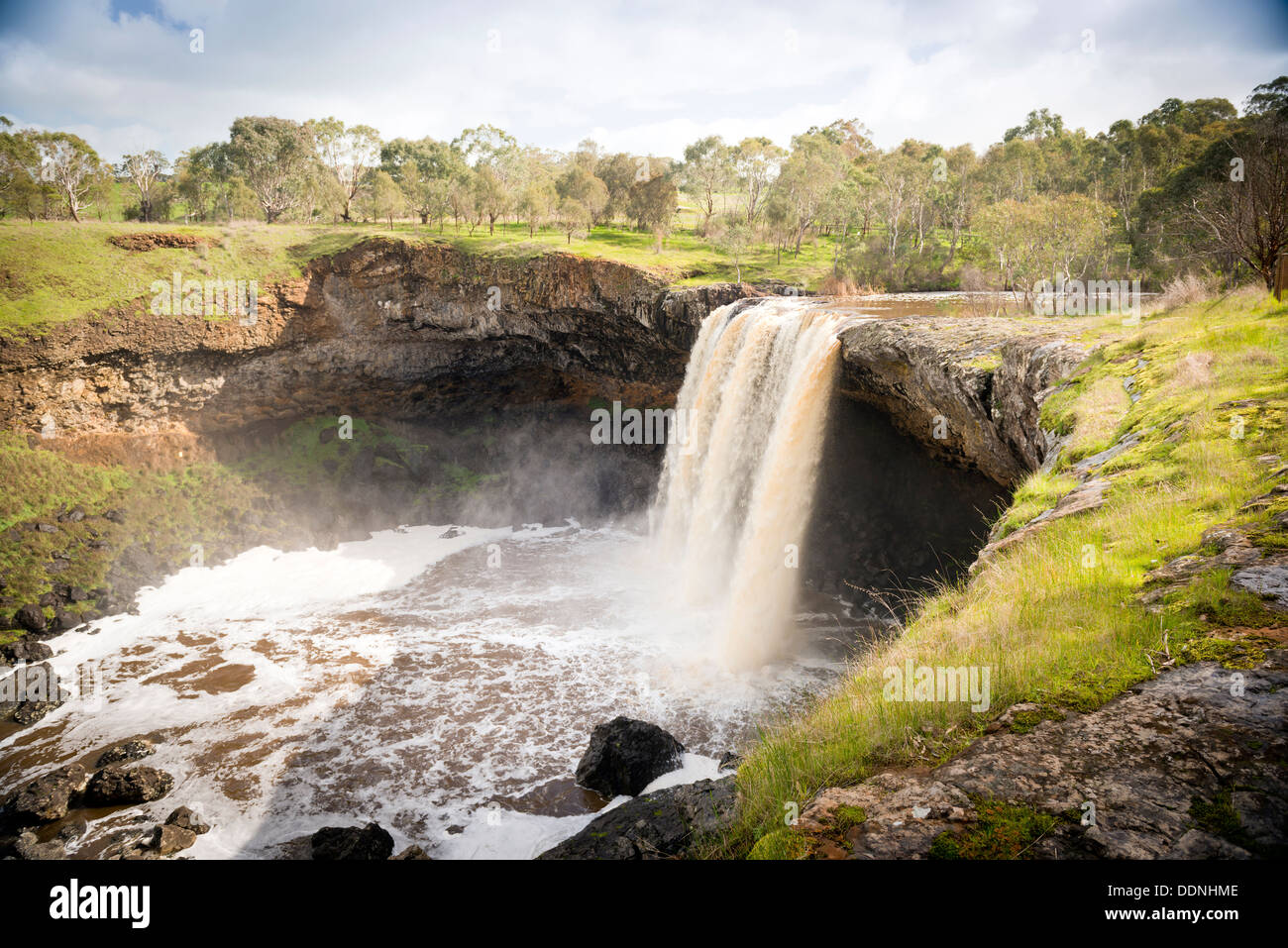 De superbes chutes d'eau de Wannon dans la région des Grampians de Victoria, Australie Banque D'Images