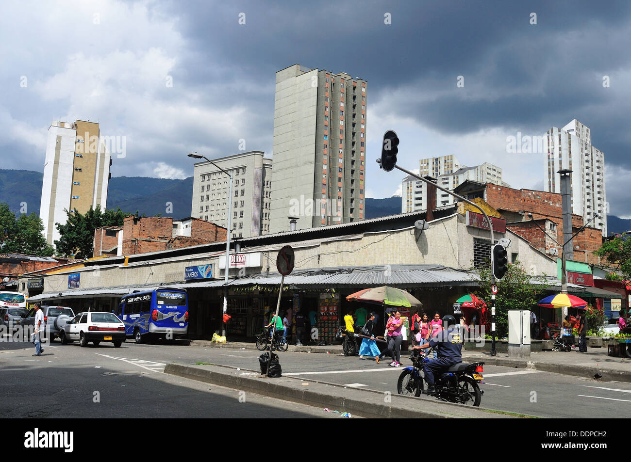 Torres de Bombona , EL PALO - Centre de Medellin .Département d'Antioquia. Colombie Banque D'Images