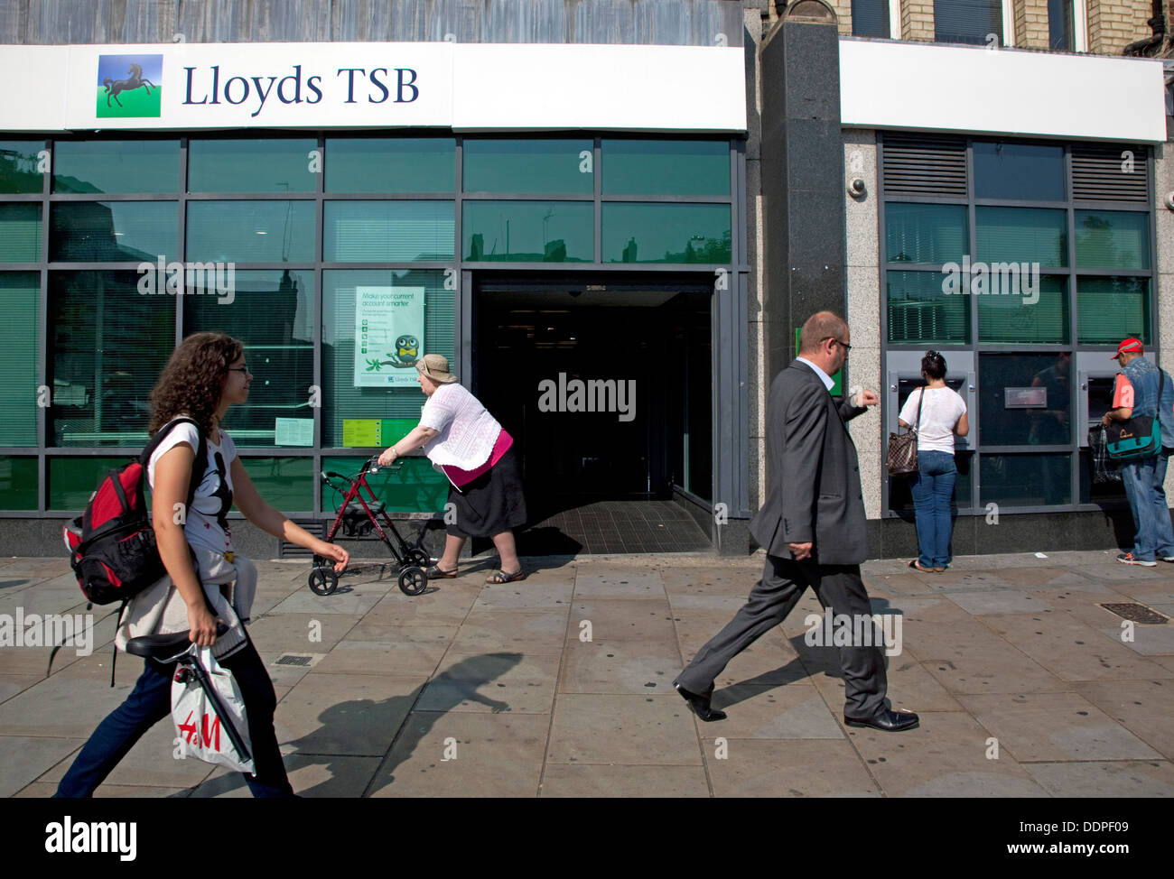 Succursale de la Lloyds TSB Bank, Londres Banque D'Images