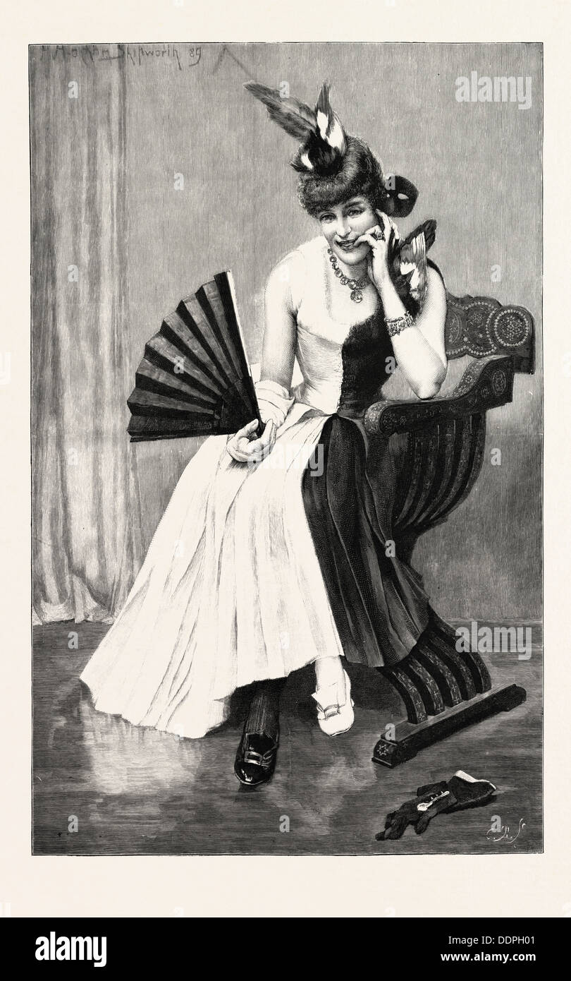 Une PIE, gravure, 1890, l'histoire de l'image gravée, arkheia, technique d'illustration, gravure, gravure, Arts, victorien Banque D'Images