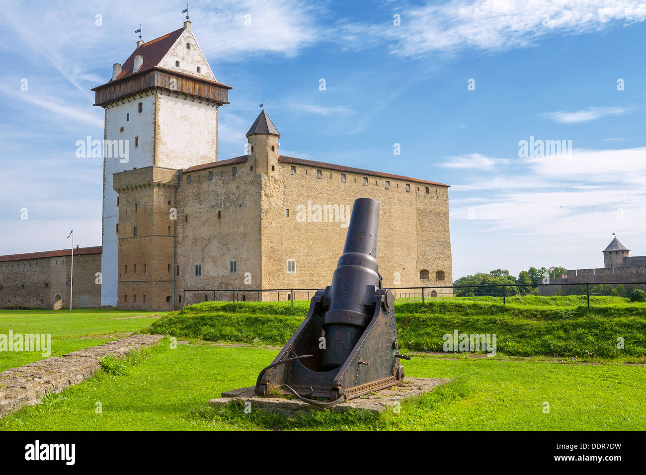 Ancienne forteresse. Narva, Estonie Banque D'Images