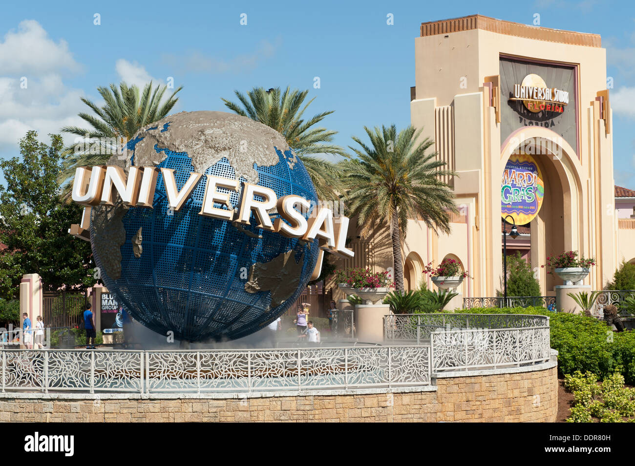 Entrée de l'Universal Studios, Orlando, Floride, USA Banque D'Images