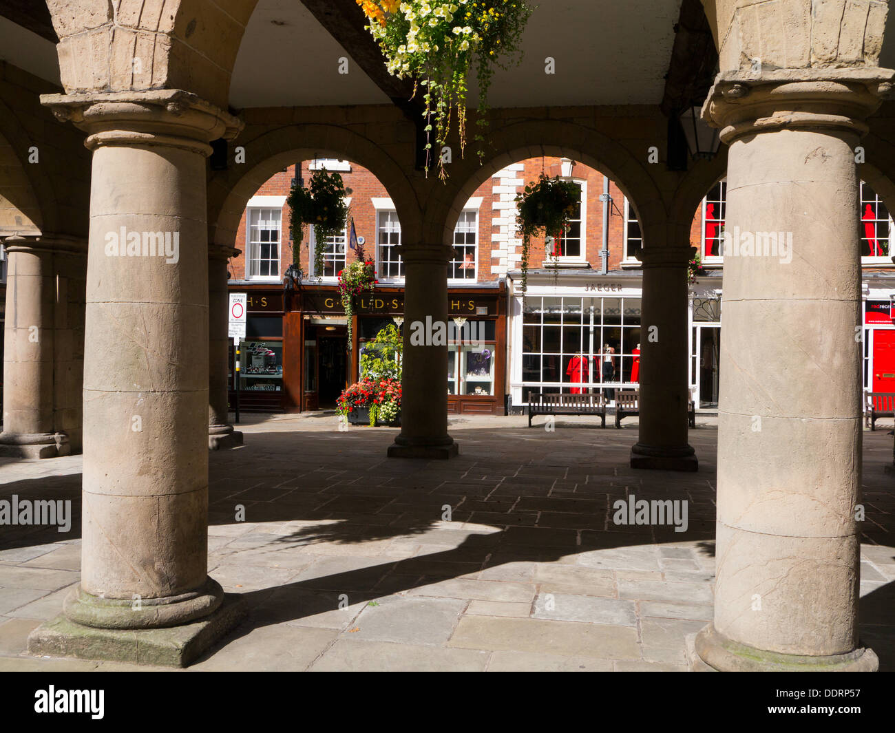 Old Market Hall, Shrewsbury Shrewsbury, Shropshire, Angleterre Banque D'Images