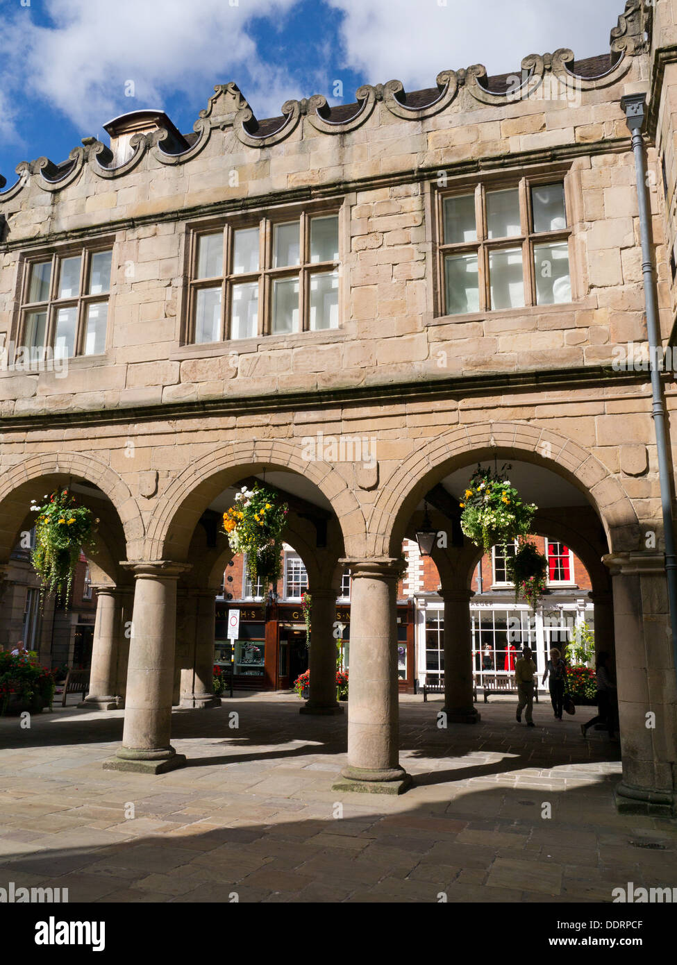 Old Market Hall, Shrewsbury Shrewsbury, Shropshire, Angleterre Banque D'Images