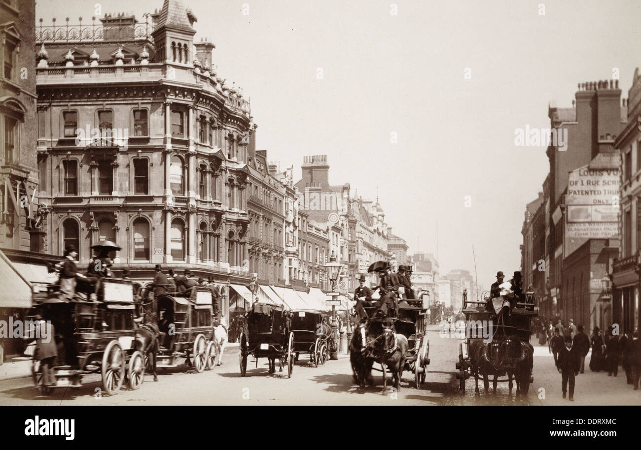 Voir d'Oxford Street, Londres, 19e siècle. Artiste : Inconnu Banque D'Images