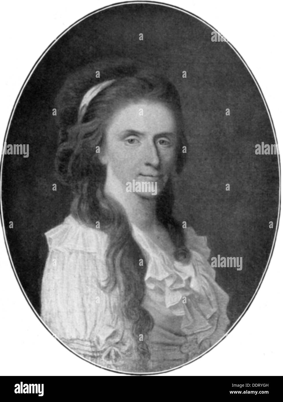 Bernstorff, Augusta Louise comtesse von, 7.1.1753 - 30.5.1835, l'Allemand femme noble, portrait, après peinture, 1780, l'artiste n'a pas d'auteur pour être effacé Banque D'Images