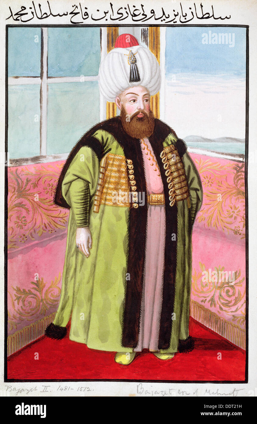 Bayezid II, empereur Ottoman, (1808). Artiste : John Young Banque D'Images