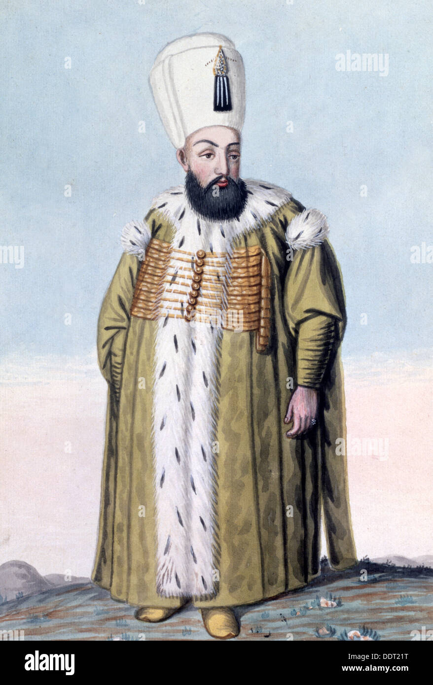 Murad III, empereur Ottoman, (1808). Artiste : John Young Banque D'Images