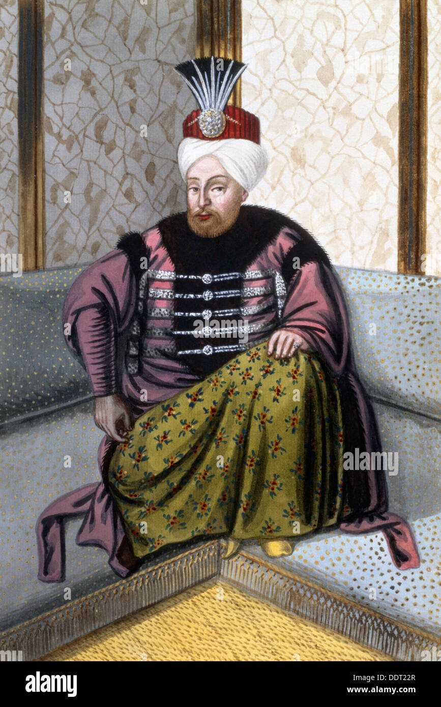 Mehmed IV, empereur Ottoman, (1808). Artiste : John Young Banque D'Images