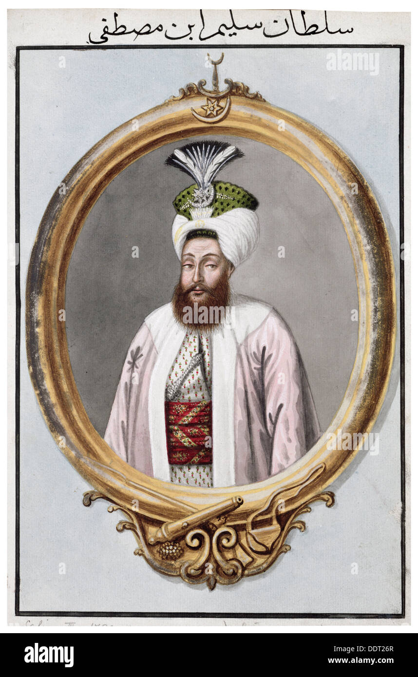 Selim III, empereur Ottoman, (1808). Artiste : John Young Banque D'Images