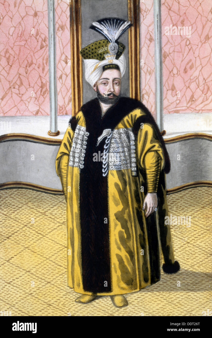 Mustafa IV, empereur Ottoman, 1808. Artiste : John Young Banque D'Images