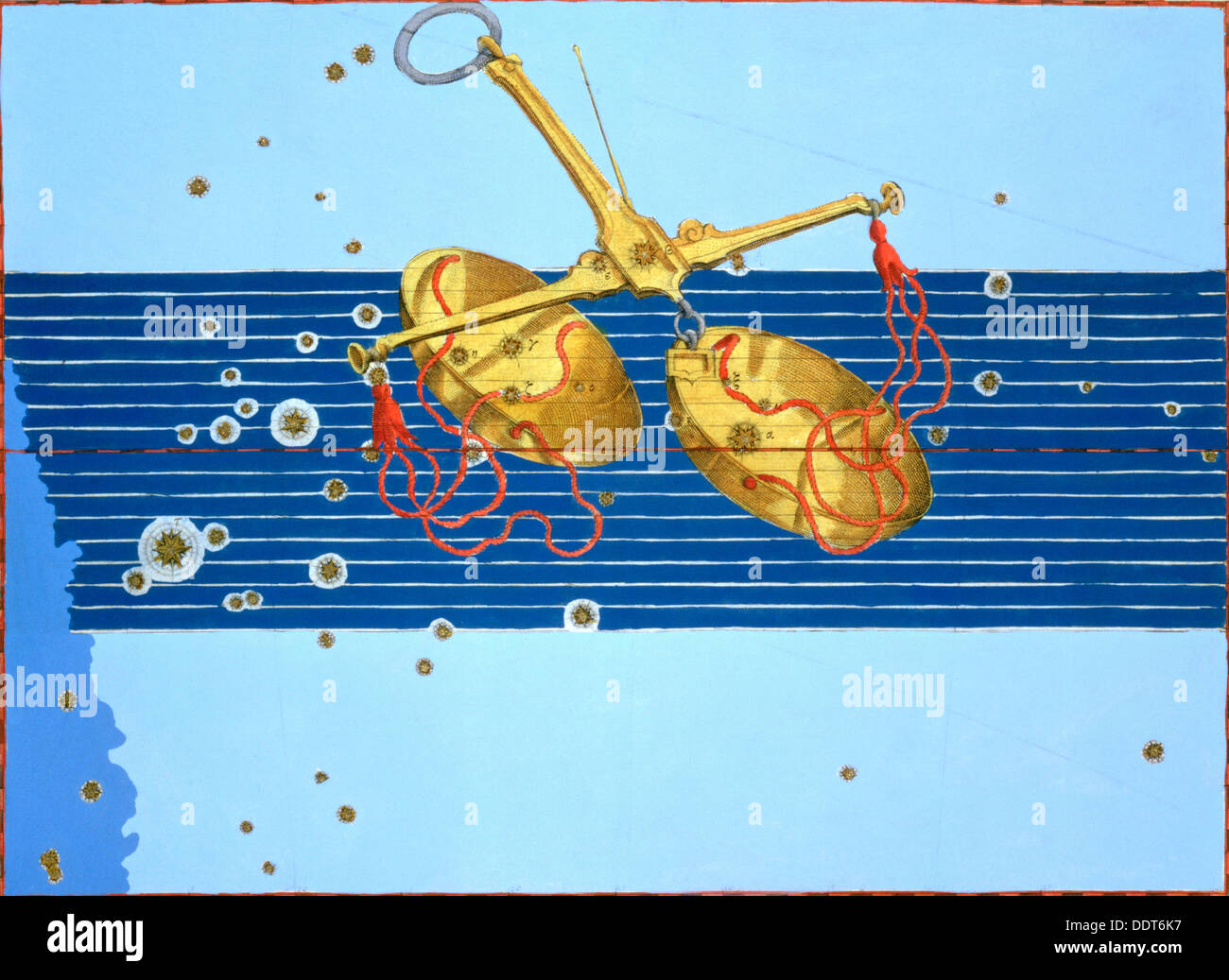 Constellation de la balance, 1603. Artiste : Alexander Mair Banque D'Images