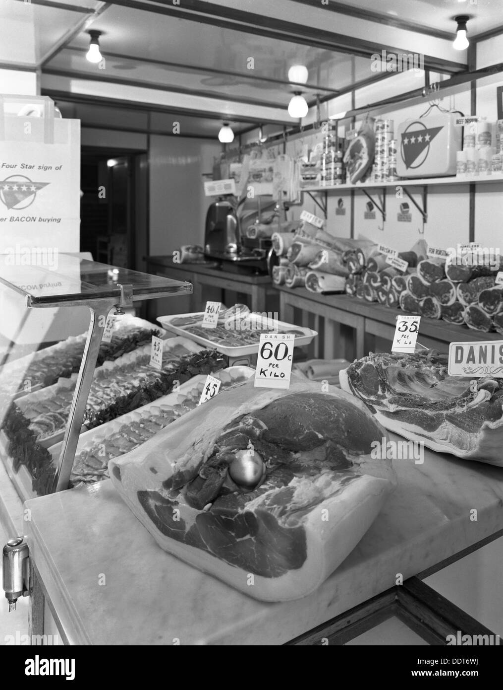 Quatre étoiles de bacon, 1966. Artiste : Michael Walters Banque D'Images