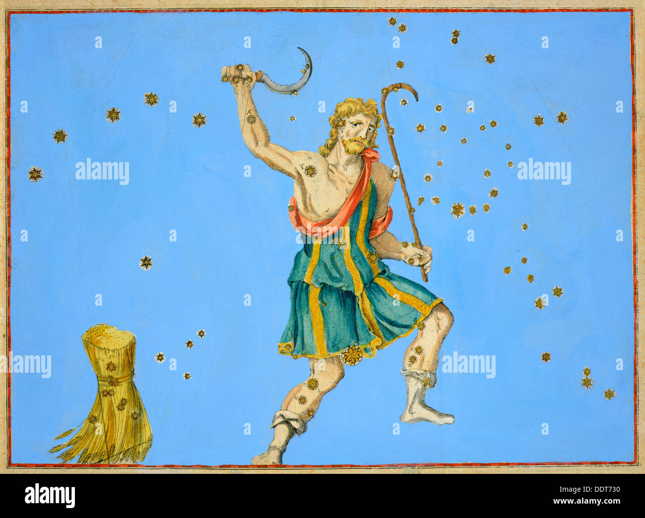 Constellation de Bootes, 1603. Artiste : Alexander Mair Banque D'Images