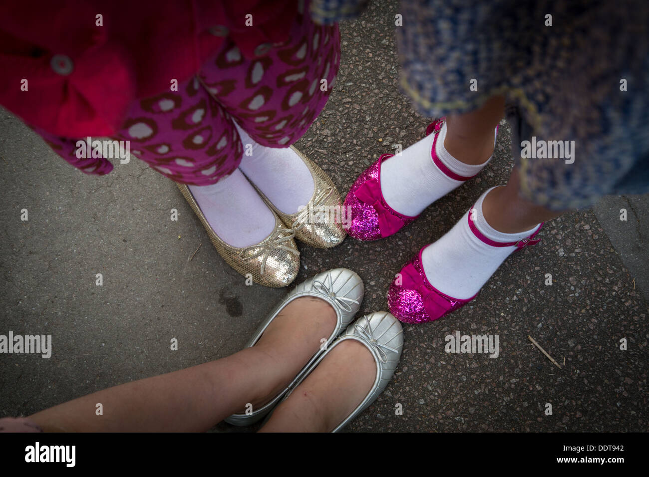 In Party Shoes Banque D'Images