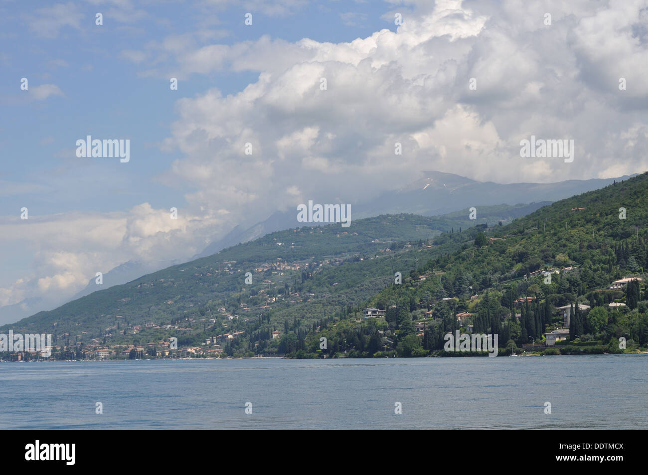 Près de Torri del Benaco, sur la rive orientale du lac de Garde. Banque D'Images