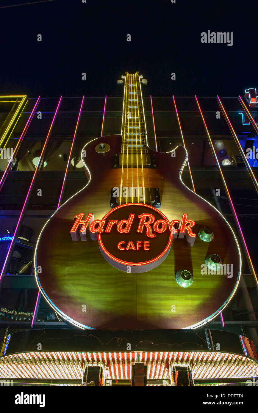 Le long de la Strip à Las Vegas, Nevada Banque D'Images