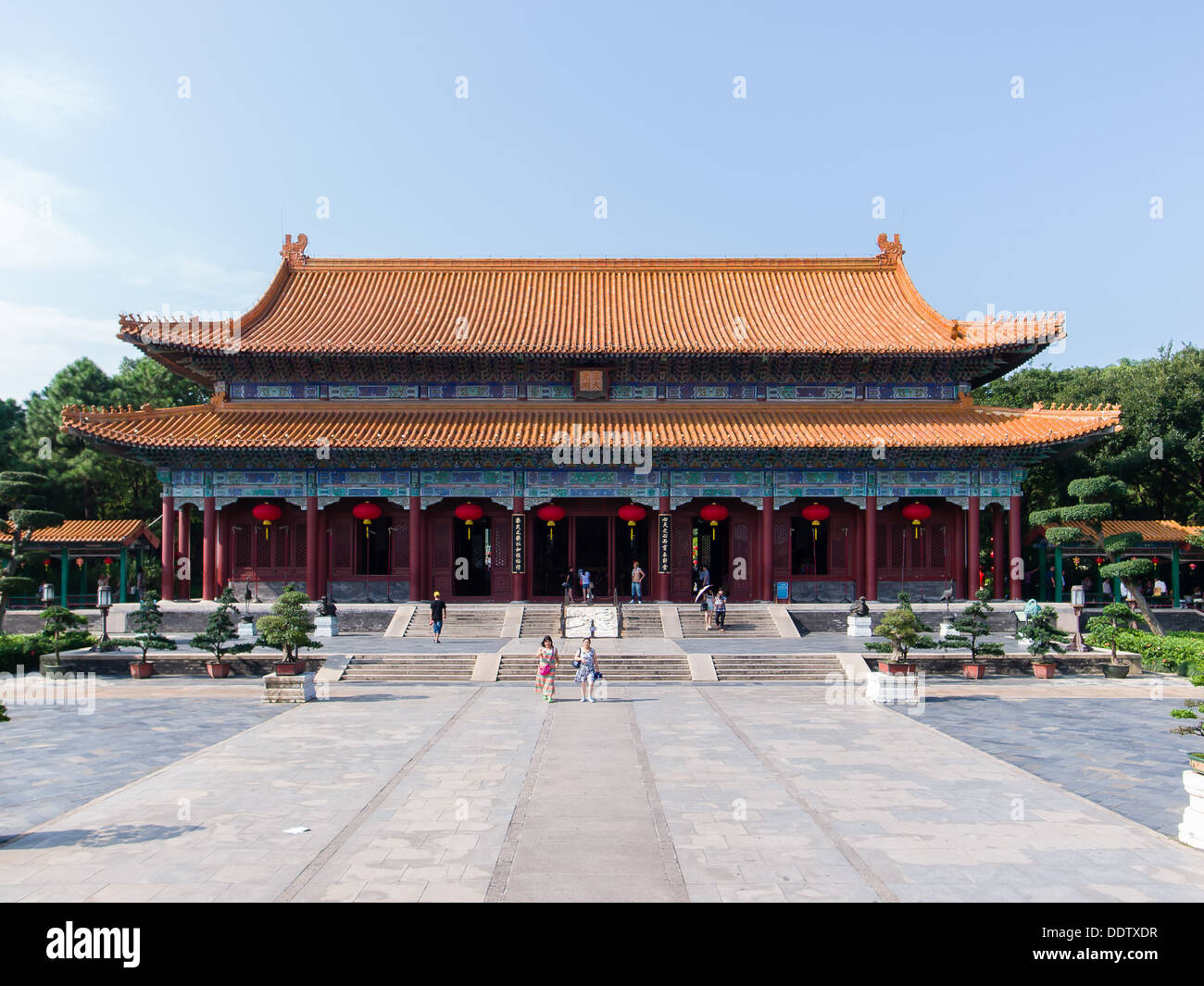 Le nouveau palais Yuan Ming Zhuhai Banque D'Images