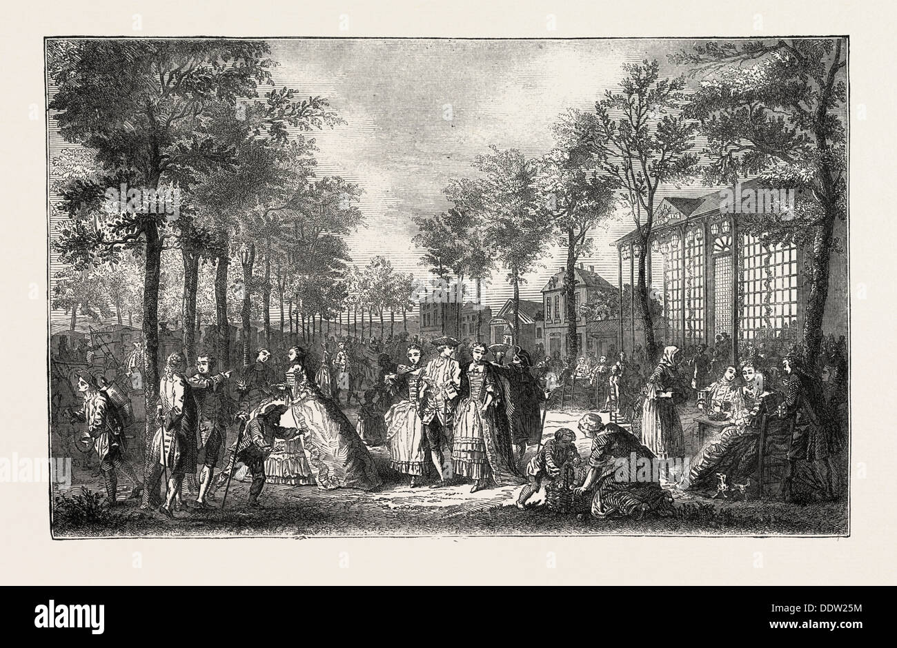 Paris 18th Century France Banque d'image et photos - Alamy