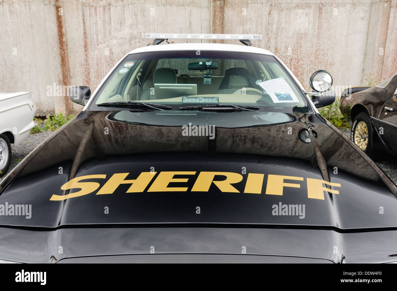 California Orange County Sheriff Ford Crown Victoria Police Interceptor Banque D'Images