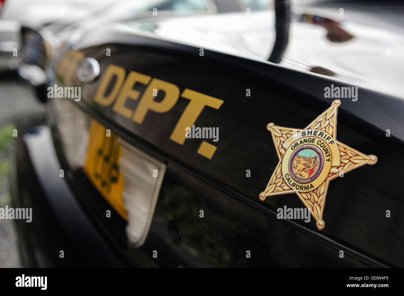 California Orange County Sheriff Ford Crown Victoria Police Interceptor Banque D'Images
