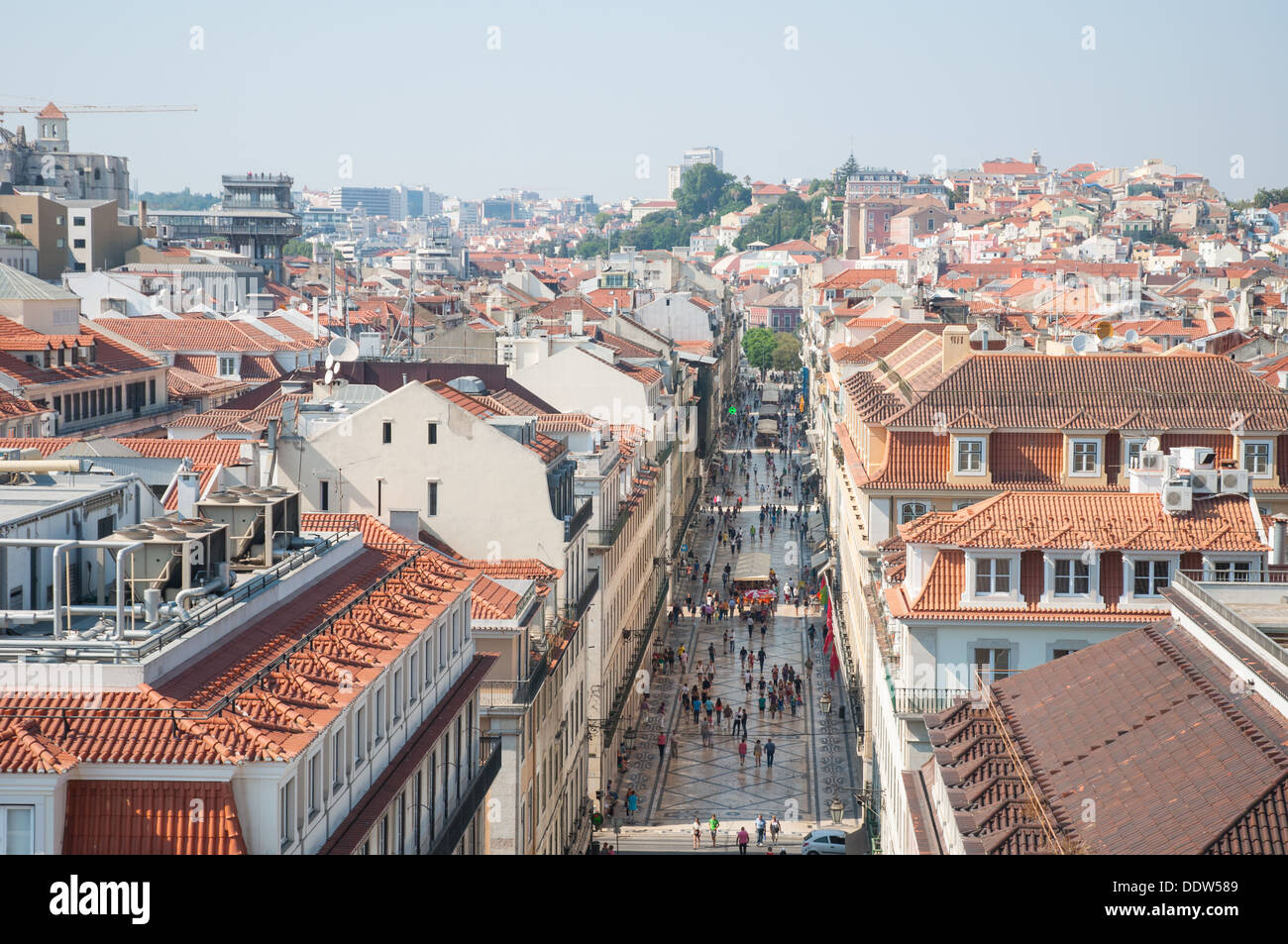 Vue de Lisbonne Banque D'Images