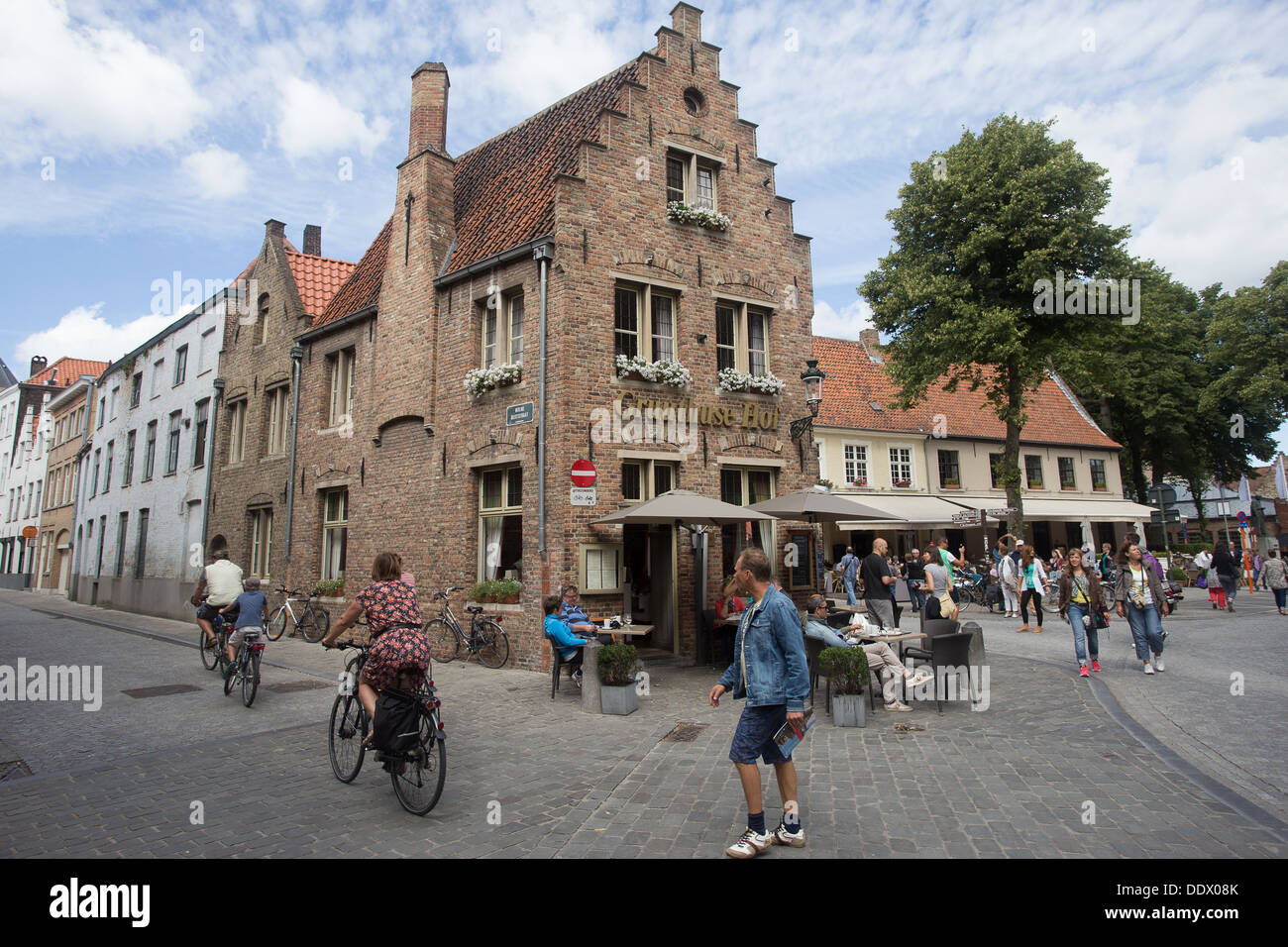 Mariastraat Bruge Brugge Bruges Belgique Belgique Europe Banque D'Images