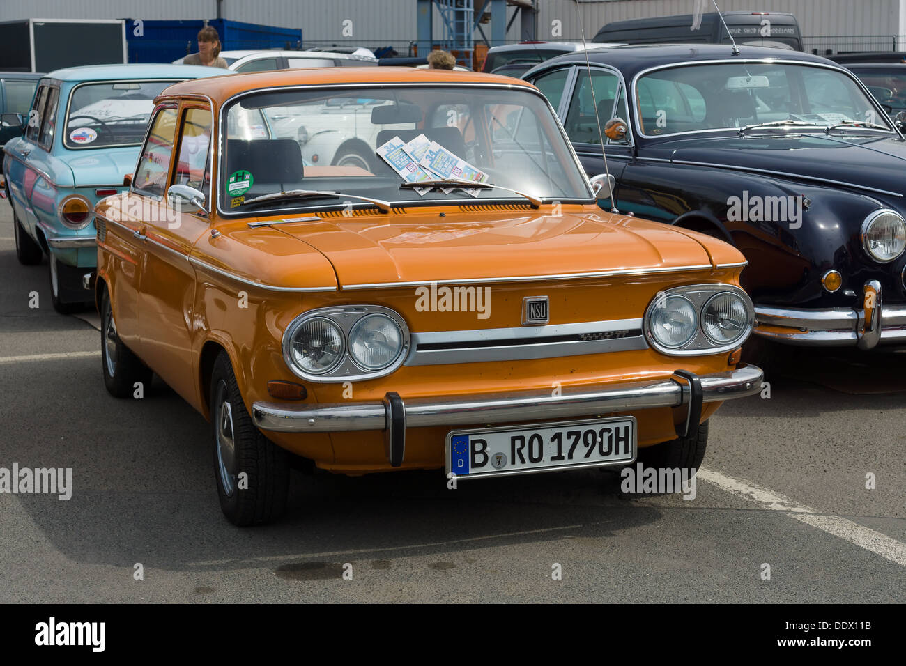 BERLIN - 11 MAI : voiture NSU TT, 26e Oldtimer-Tage Berlin-Brandenburg, 11 mai 2013, Berlin, Allemagne Banque D'Images