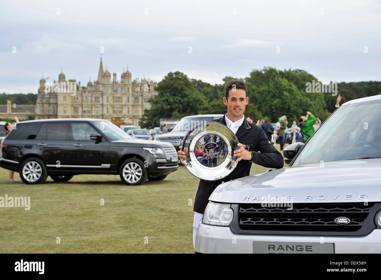 Stamford, au Royaume-Uni. Sep 8, 2013. Jonathan Paget (NZL) équitation Clifton promesse remportant la CCI 4 étoiles événement sur le dernier jour de la Burghley Horse Trials. De Burghley House dans le Lincolnshire. Credit : Julie Badrick/Alamy Live News Banque D'Images