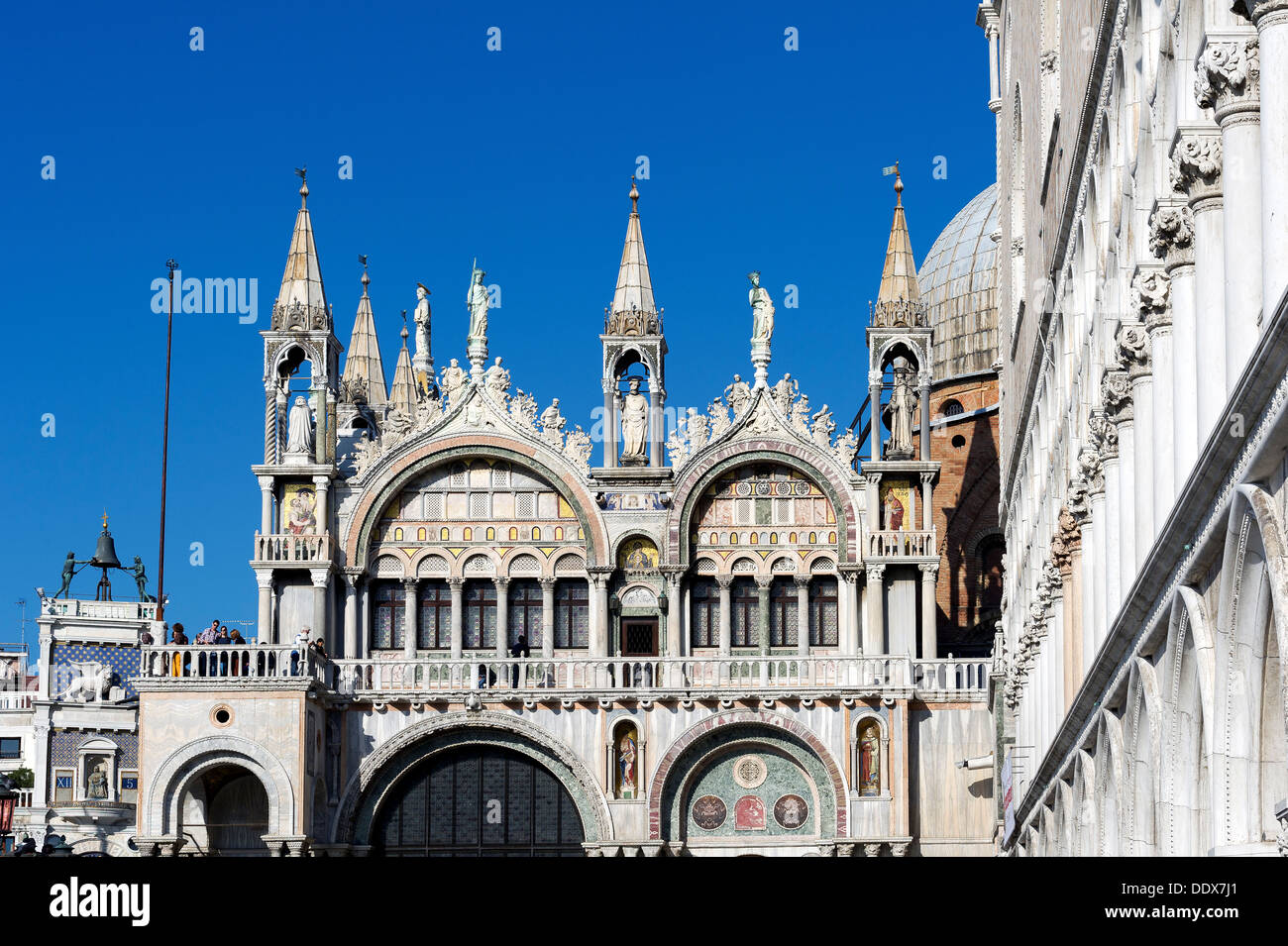 L'Europe, Italie, Vénétie, Venise, classé au Patrimoine Mondial par l'UNESCO. La Basilique Saint Marc. Banque D'Images