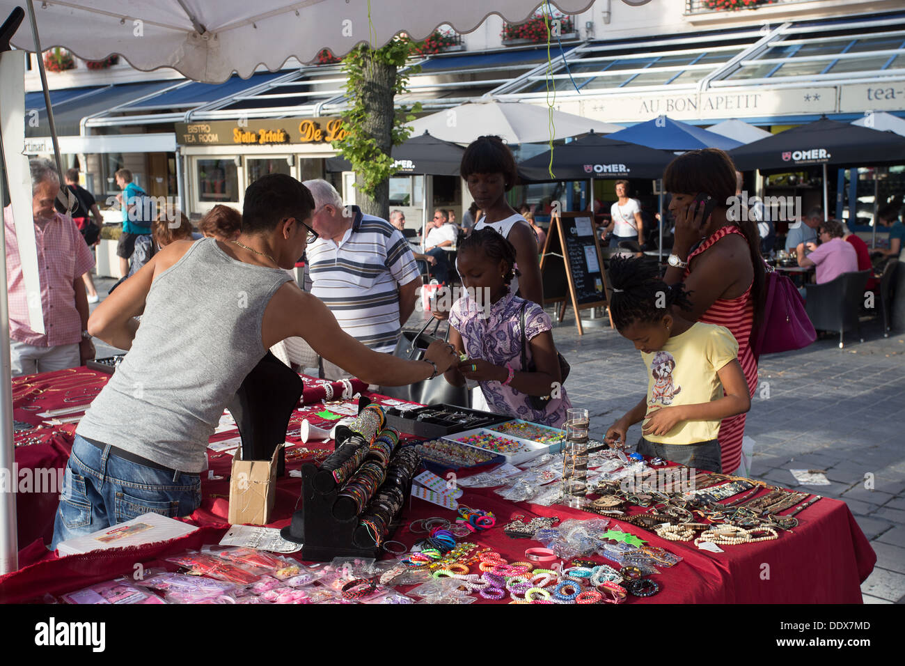 'T Zand Bruge Brugge Bruges Belgique Belgique Banque D'Images
