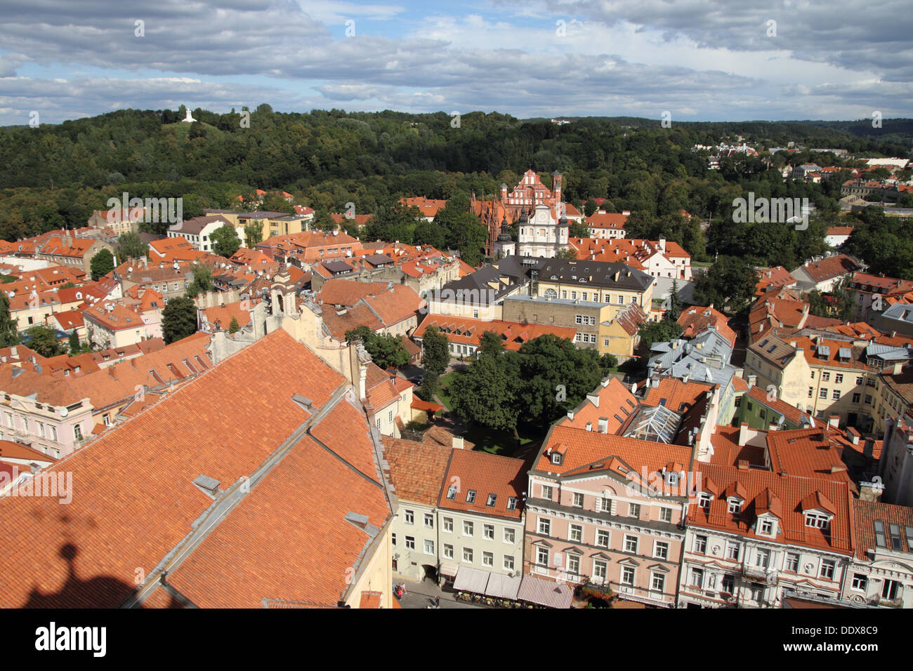 Des vues sur la vieille ville de Vilnius Banque D'Images