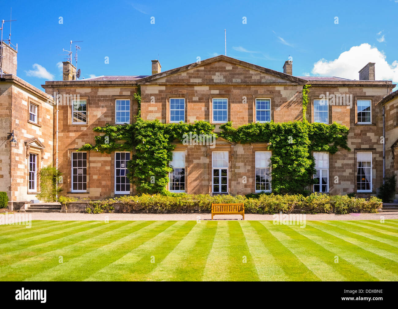 Hillsborough Palace, anciennement connu sous le nom de Château de Hillsborough, la résidence royale officielle en Irlande du Nord. Banque D'Images