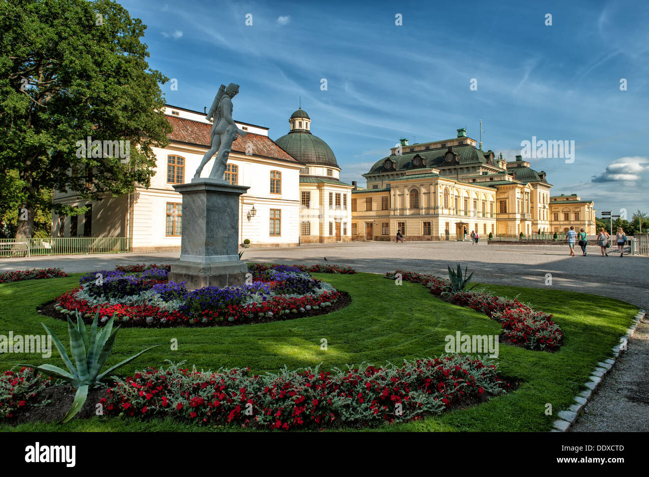 Château de Drottningholm, Stockholm est un UNESCO World Heritage site. Banque D'Images