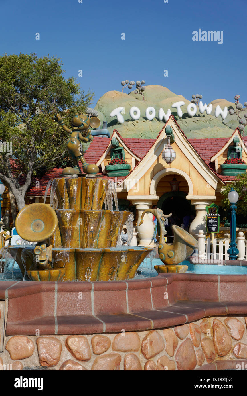 Toontown, Disneyland Resort, parc à thème Disney, Anaheim, Californie Banque D'Images