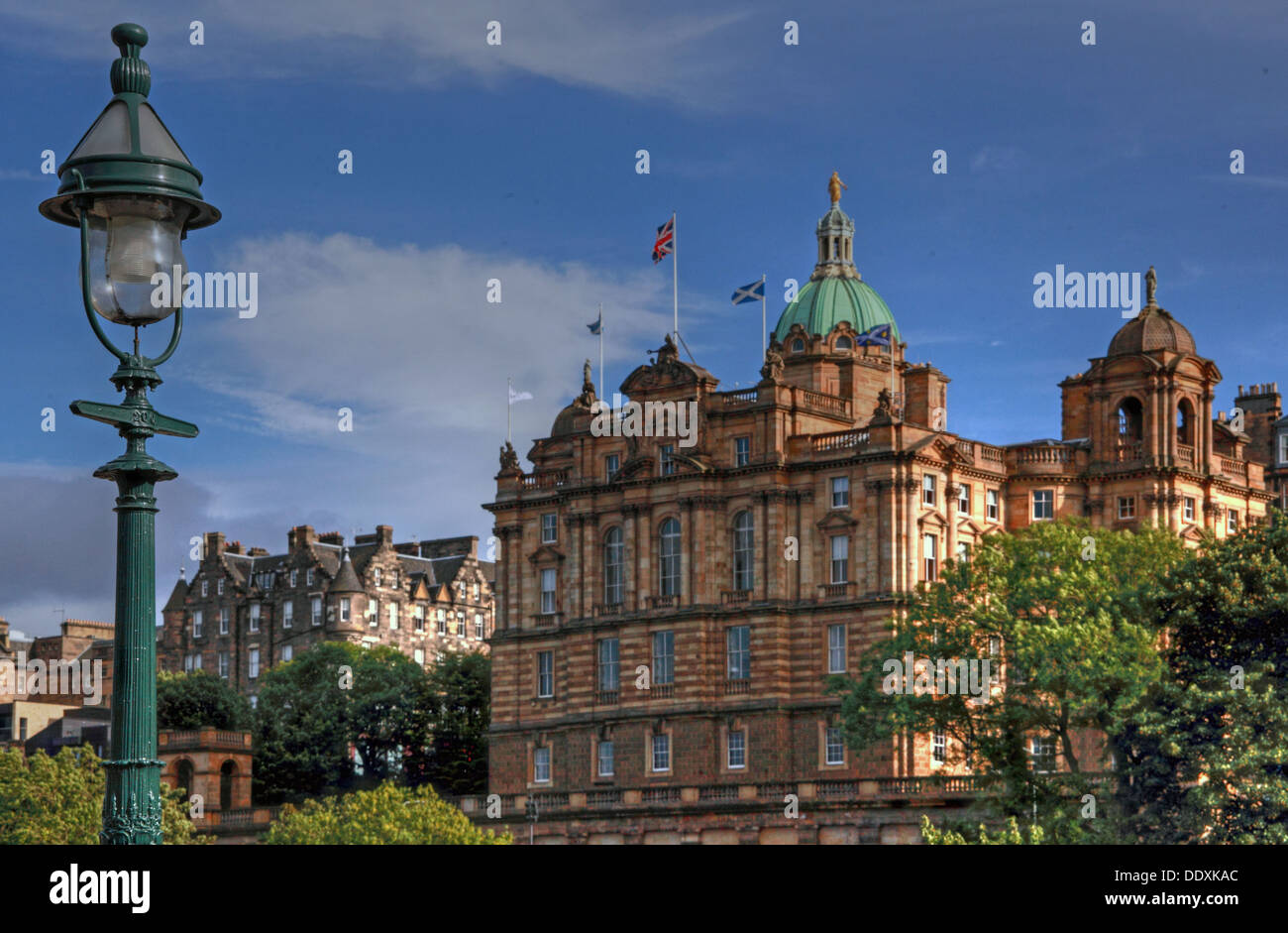 Bank of Scotland office de siège, le monticule, Édimbourg, Écosse, Royaume-Uni Banque D'Images