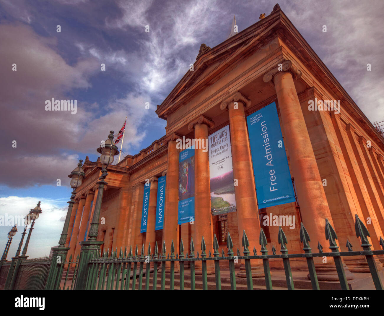 Les Galeries nationales d'Écosse Edinburgh City, sur la butte, UK Banque D'Images